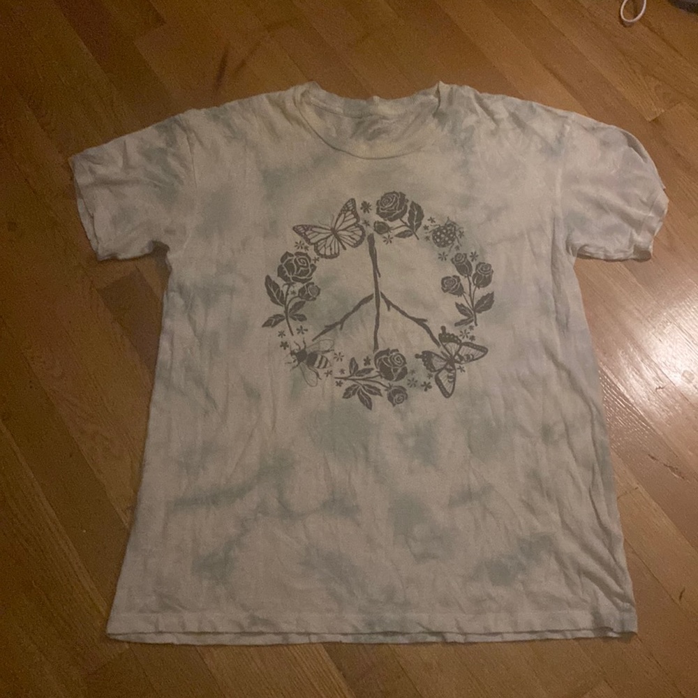 Lightweight oversized American eagle tee shirt tie dye